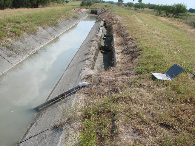 Spill Loss Evaluation photos from the Irrigation Conveyance Evaluation (ICE) program, August-November 2007.